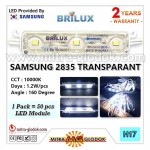 LED Module Brilux Samsung Korea SMD 2835 | 3 Mata - Putih